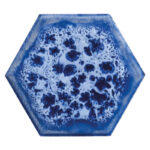 Porselen Mozaikler Hexagon Serisi Blue Moon 2 Karo